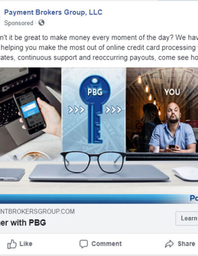 Payment Brokers Group Facebook ad